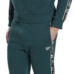 Мужские брюки Reebok Ri TAPE Jogger Green HJ7844 HJ7844/L цена и информация | Мужская спортивная одежда | 220.lv