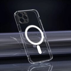 MagSilicone Soft Touch Aizmugures maks-apvalks ar Magsafe bezvadu uzlādes atbalstu priekš Apple iPhone 14 Caurspīdīgs цена и информация | Чехлы для телефонов | 220.lv