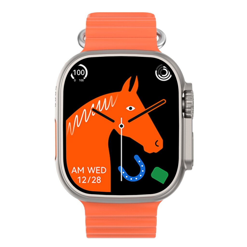 DT NO.1 DT8 Ultra+ Orange cena un informācija | Viedpulksteņi (smartwatch) | 220.lv