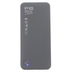 iMYMAX Power Bank 6.000mAh pelēks P6 цена и информация | Зарядные устройства Power bank | 220.lv