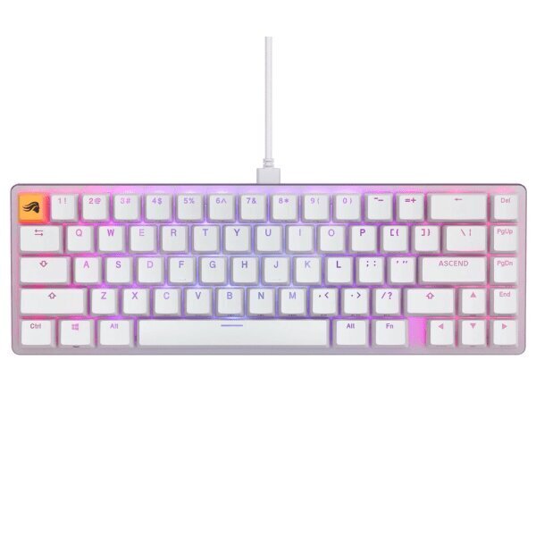 Glorious PC Gaming Race GMMK 2 Compact Fox Switches White US цена и информация | Klaviatūras | 220.lv