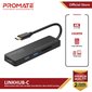 PROMATE LinkHub-C USB-C to HDMI 4K / 2XUSB 3.0 / SD цена и информация | Adapteri un USB centrmezgli | 220.lv