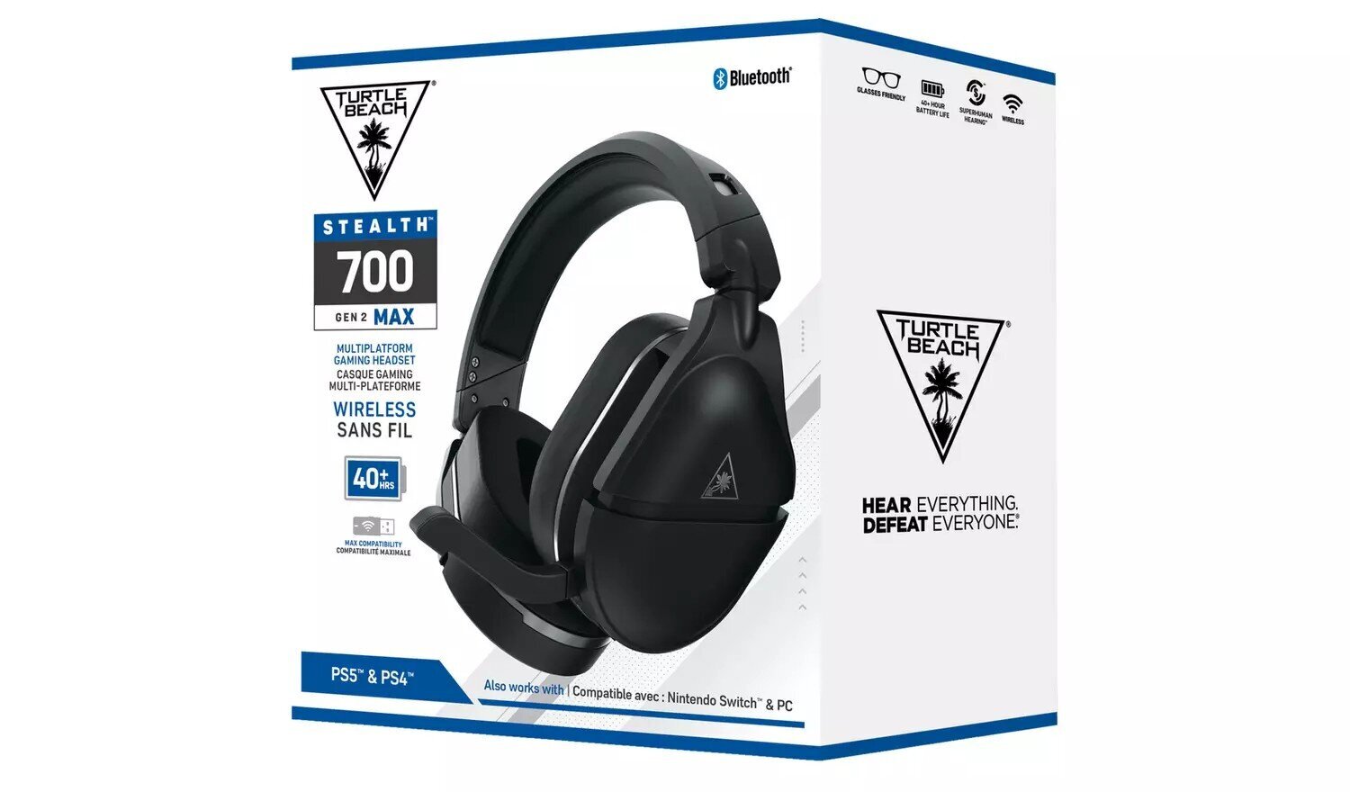 Turtle Beach Stealth 700P (melns) bezvadu austiņas | PS5, PS4 & PC cena un informācija | Austiņas | 220.lv