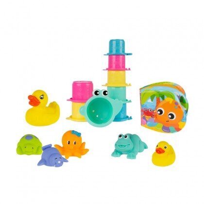 Vannas rotaļlietu komplekts Fun Play Plaugro, 0188341 cena un informācija | Rotaļlietas zīdaiņiem | 220.lv