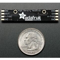 Adafruit NeoPixel diodes lente - RGB LED 8xWS2812 5050 cena un informācija | Atvērtā koda elektronika | 220.lv