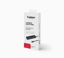 Fusion USB-C līdz 4 x USB 3.0 sadalītājs 5 Gb/s melns (EU Blister)