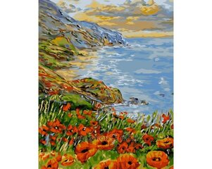 Gleznošanas komplekts pēc numuriem 40x50 cm, Collection D'Art, PBN-A150 cena un informācija | Gleznas pēc numuriem | 220.lv