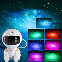 LED 3D galaktikas un zvaigžņu projektors, nakts gaisma, astronauts kaina ir informacija | Праздничные декорации | 220.lv