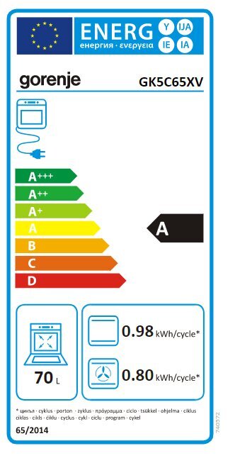 Gorenje GK5C65XV цена и информация | Gāzes plītis | 220.lv