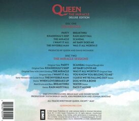 2CD QUEEN The Miracle (2022 Limited Deluxe Edition) CD cena un informācija | Vinila plates, CD, DVD | 220.lv