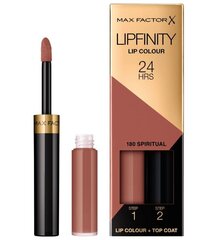 Max Factor Lipfinity 24HRS - Ilgnoturīga lūpu krāsa 4.2 g, 180 Spiritual cena un informācija | Lūpu krāsas, balzāmi, spīdumi, vazelīns | 220.lv