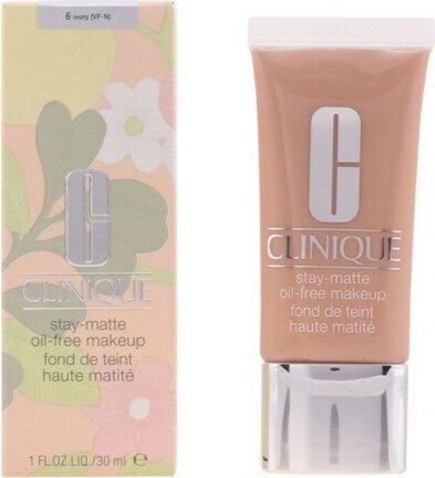 Clinique Stay-Matte Oil-Free Makeup - Matēts grims 30 ml, 14 Vanilla cena un informācija | Grima bāzes, tonālie krēmi, pūderi | 220.lv