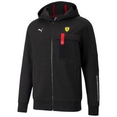 Мужской свитер Puma Ferrari Race Hoodie M 531683-01, черный цена и информация | Мужская спортивная одежда | 220.lv