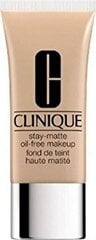 Clinique Stay-Matte Oil-Free Makeup - Matēts grims 30 ml, 06 Ivory cena un informācija | Grima bāzes, tonālie krēmi, pūderi | 220.lv
