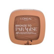 Bronzējošs pūderis Bronze to Paradise L'Oréal Paris, 02-baby one more tan cena un informācija | Grima bāzes, tonālie krēmi, pūderi | 220.lv