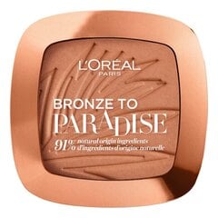 Bronzējošs pūderis Bronze to Paradise L'Oréal Paris, 02-baby one more tan cena un informācija | Grima bāzes, tonālie krēmi, pūderi | 220.lv