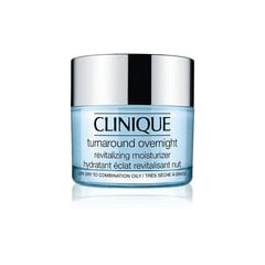 Sejas krēms Clinique Turnaround Overnight Revitalizing Moisturizer, 50 ml cena un informācija | Sejas krēmi | 220.lv