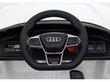 Audi RS e-tron GT, 12 volti, ar mūzikas moduli, balts цена и информация | Bērnu elektroauto | 220.lv