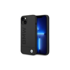 BMW etui for iPhone 14 Plus 6,7&quot; BMHMP14MSLBLBK czarne hardcase Silicone Signature Logo Magsafe cena un informācija | Telefonu vāciņi, maciņi | 220.lv