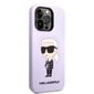 Karl Lagerfeld Liquid Silicone Ikonik NFT Case for iPhone 14 Pro Max Purple cena un informācija | Telefonu vāciņi, maciņi | 220.lv