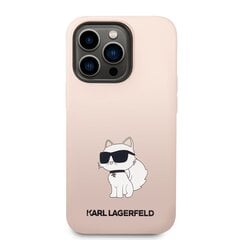 Karl Lagerfeld Liquid Silicone Choupette NFT Case for iPhone 14 Pro Max Pink цена и информация | Чехлы для телефонов | 220.lv