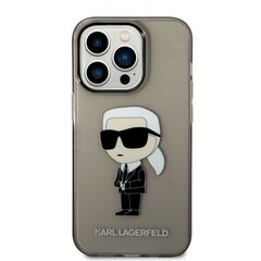 Karl Lagerfeld IML Ikonik NFT Case for iPhone 14 Pro Black cena un informācija | Telefonu vāciņi, maciņi | 220.lv