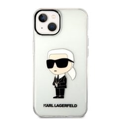 Karl Lagerfeld IML Ikonik NFT Case for iPhone 14 Plus Transparent cena un informācija | Telefonu vāciņi, maciņi | 220.lv