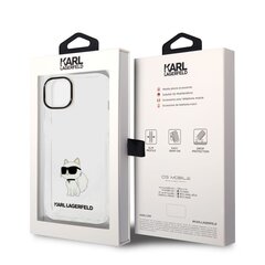 Karl Lagerfeld IML Choupette NFT Case for iPhone 14 Transparent цена и информация | Чехлы для телефонов | 220.lv