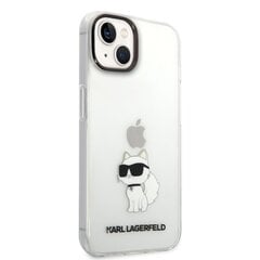 Karl Lagerfeld IML Choupette NFT Case for iPhone 14 Plus Transparent cena un informācija | Telefonu vāciņi, maciņi | 220.lv