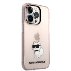 Karl Lagerfeld IML Choupette NFT Case for iPhone 14 Pro Pink cena un informācija | Telefonu vāciņi, maciņi | 220.lv