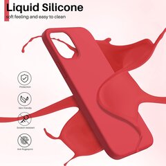 Maciņš Liquid Silicone 1.5mm Samsung A546 A54 5G sarkans цена и информация | Чехлы для телефонов | 220.lv