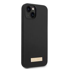 Guess Silicone Metal Logo MagSafe Compatible Case for iPhone 14 Plus Black цена и информация | Чехлы для телефонов | 220.lv