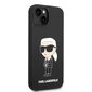 Karl Lagerfeld Liquid Silicone Ikonik NFT Case for iPhone 14 Black цена и информация | Telefonu vāciņi, maciņi | 220.lv