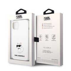 Karl Lagerfeld Liquid Silicone Choupette NFT Case for iPhone 13 White cena un informācija | Telefonu vāciņi, maciņi | 220.lv