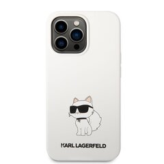 Karl Lagerfeld Liquid Silicone Choupette NFT Case for iPhone 13 Pro White cena un informācija | Telefonu vāciņi, maciņi | 220.lv