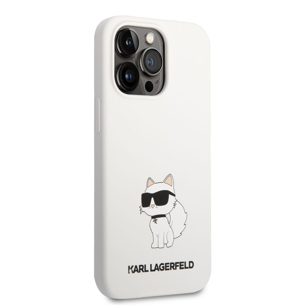 Karl Lagerfeld Liquid Silicone Choupette NFT Case for iPhone 13 Pro White,  apple-iphone-13-pro, Белый цена | 220.lv