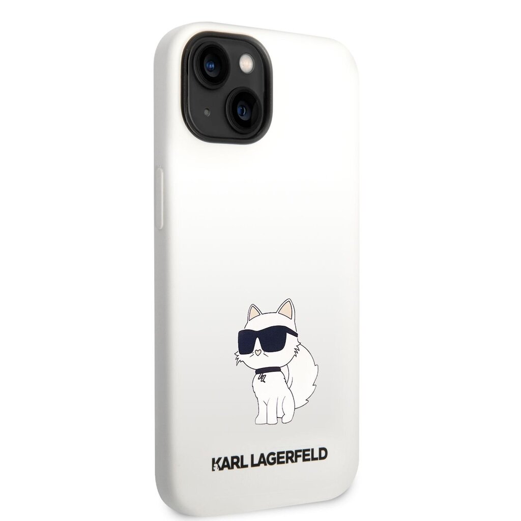 Karl Lagerfeld Liquid Silicone Choupette NFT Case for iPhone 14 Plus White цена и информация | Telefonu vāciņi, maciņi | 220.lv