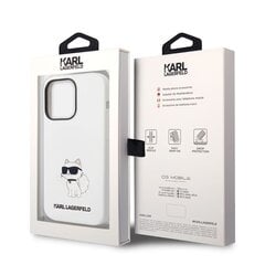 Karl Lagerfeld Liquid Silicone Choupette NFT Case for iPhone 14 Pro White цена и информация | Чехлы для телефонов | 220.lv