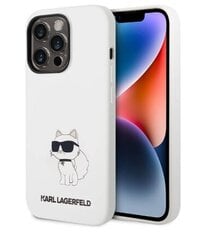 Karl Lagerfeld Liquid Silicone Choupette NFT Case for iPhone 14 Pro Max White cena un informācija | Telefonu vāciņi, maciņi | 220.lv