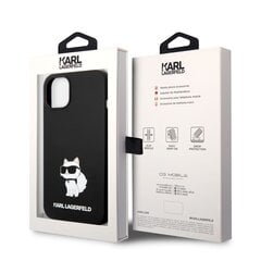 Karl Lagerfeld Liquid Silicone Choupette NFT Case for iPhone 14 Black цена и информация | Чехлы для телефонов | 220.lv