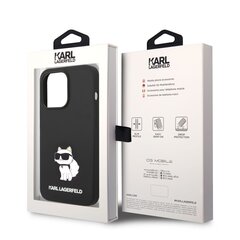 Karl Lagerfeld Liquid Silicone Choupette NFT Case for iPhone 14 Pro Black cena un informācija | Telefonu vāciņi, maciņi | 220.lv