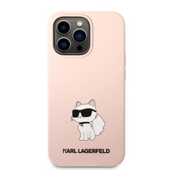 Karl Lagerfeld Liquid Silicone Choupette NFT Case for iPhone 13 Pro Pink cena un informācija | Telefonu vāciņi, maciņi | 220.lv