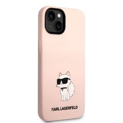 Karl Lagerfeld Liquid Silicone Choupette NFT Case for iPhone 14 Pink цена и информация | Чехлы для телефонов | 220.lv