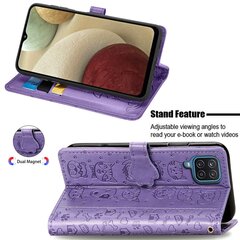 Maciņš Cat-Dog Samsung A546 A54 5G violets cena un informācija | Telefonu vāciņi, maciņi | 220.lv
