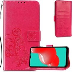 Чехол Flower Book Samsung A546 A54 5G розово-красный цена и информация | Чехлы для телефонов | 220.lv