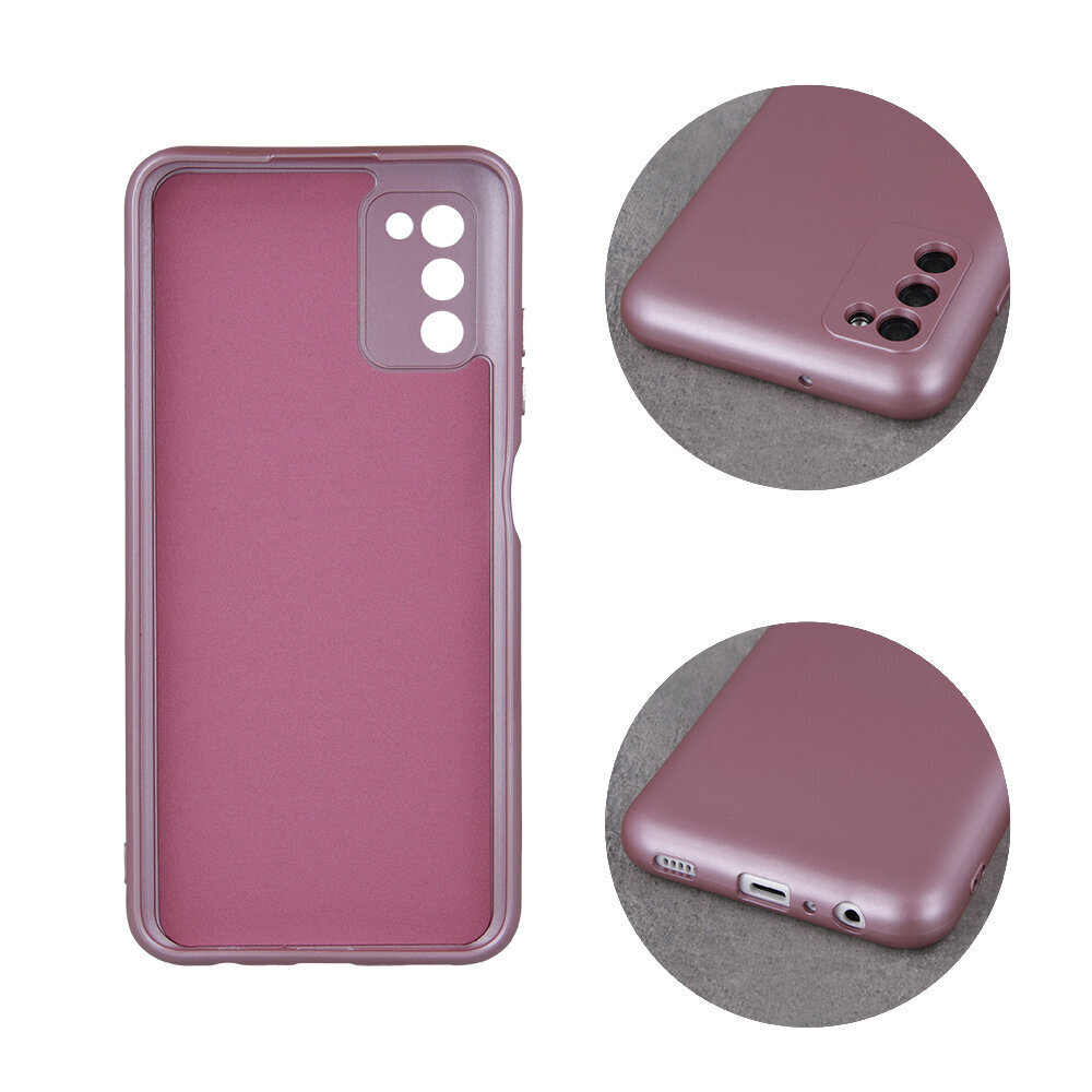 Metallic case for Xiaomi Redmi Note 9s / 9 Pro / 9 Pro Max pink cena un informācija | Telefonu vāciņi, maciņi | 220.lv