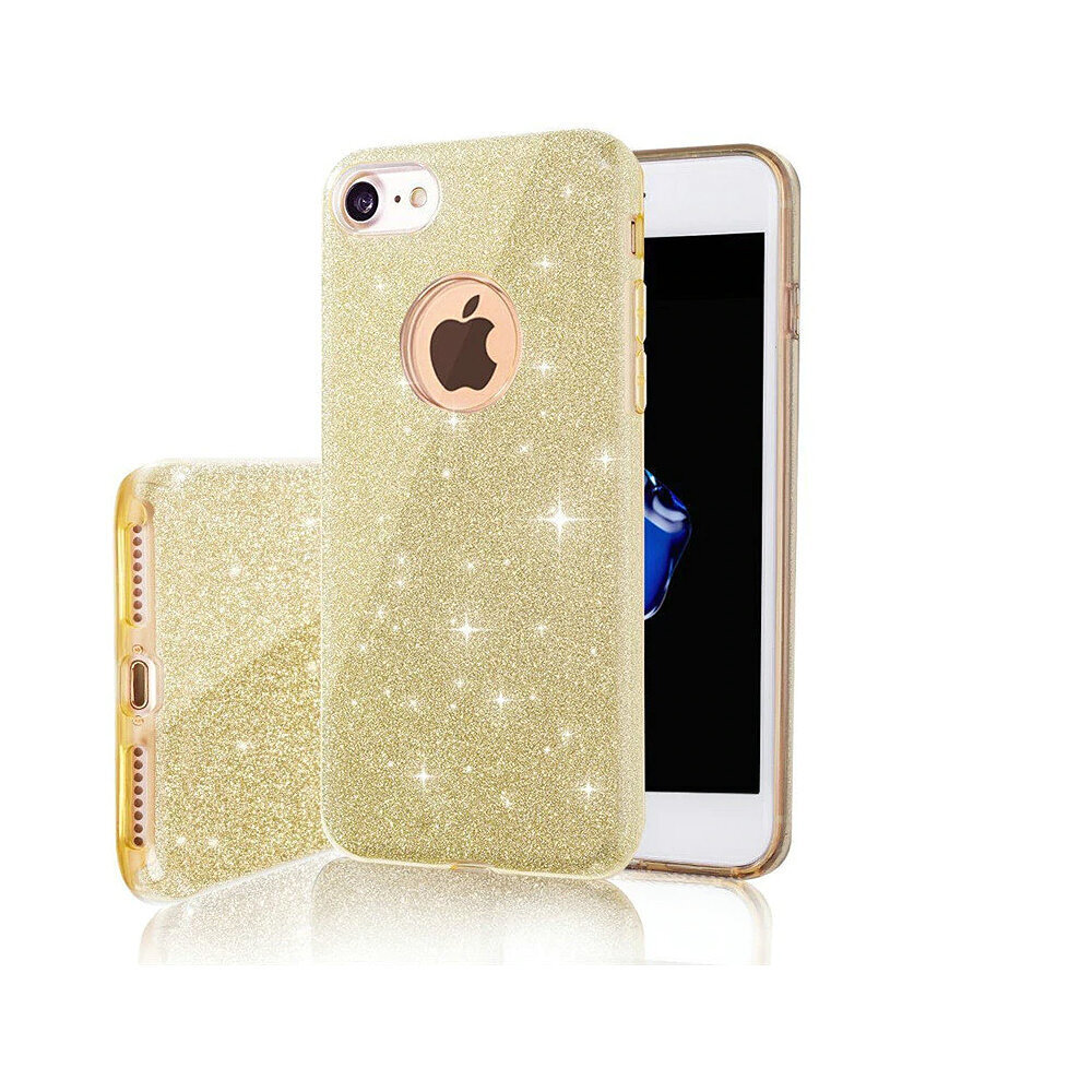 Glitter 3in1 case for Motorola Moto E20 4G gold цена и информация | Telefonu vāciņi, maciņi | 220.lv