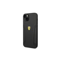 Ferrari case for iPhone 14 6,1&quot; FEHCP14SRBUK black HC Leather Stamp Sides цена и информация | Чехлы для телефонов | 220.lv