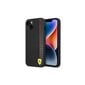 Ferrari case for iPhone 14 Plus 6,7&quot; FEHCP14MAXBK black HC PU Carbon cena un informācija | Telefonu vāciņi, maciņi | 220.lv