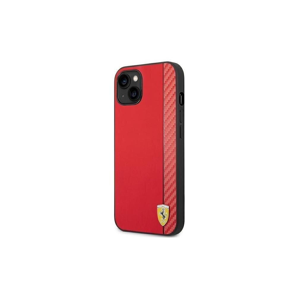Ferrari case for iPhone 14 Plus 6,7&quot; FEHCP14MAXRE red HC PU Carbon cena un informācija | Telefonu vāciņi, maciņi | 220.lv